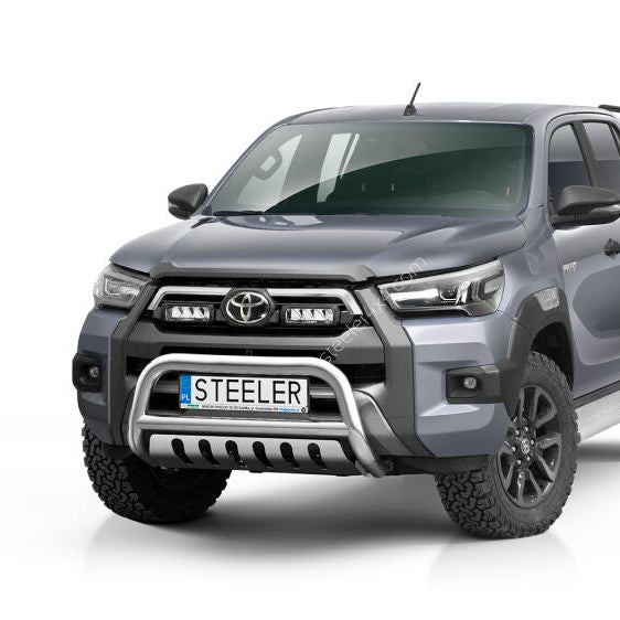 Toyota Hilux 2020-2026 Stainless Steel A-Bar with Axle Plate