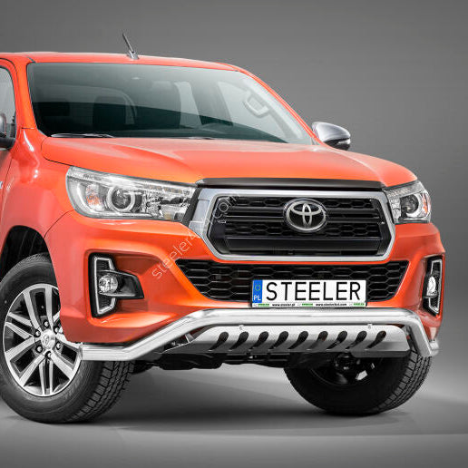 Toyota Hilux Invincible X 2018-2020 Steeler Spoiler Bar with Axle Plate