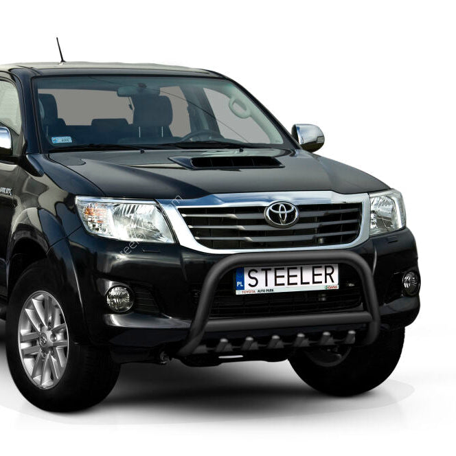 Toyota Hilux bull bar black powder coated