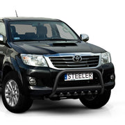 Toyota Hilux bull bar black powder coated