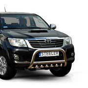 Hilux nudge bar with cross bar and axle bar