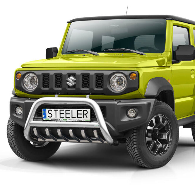 Suzuki Jimny 2018 EC Front Protection A Bar with Cross Bar and Axle Bar