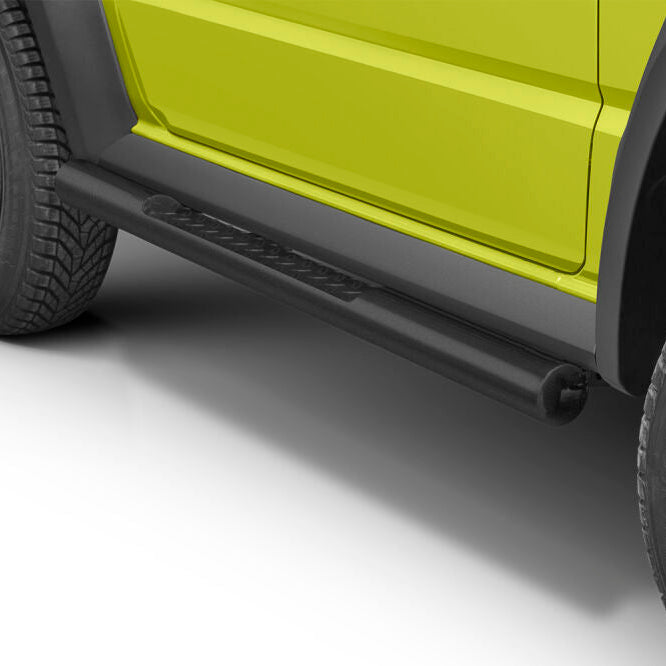 Suzuki Jimny Black Side Steps with Checker Plate