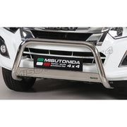 White vehicle with a Misutonida bull A-Bar 