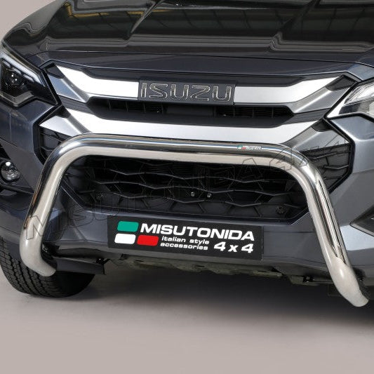 Isuzu D-Max bull bar polished stainless steel