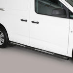 Load image into Gallery viewer, VW Caddy 2020- Misutonida Black Coated Oval Side Steps
