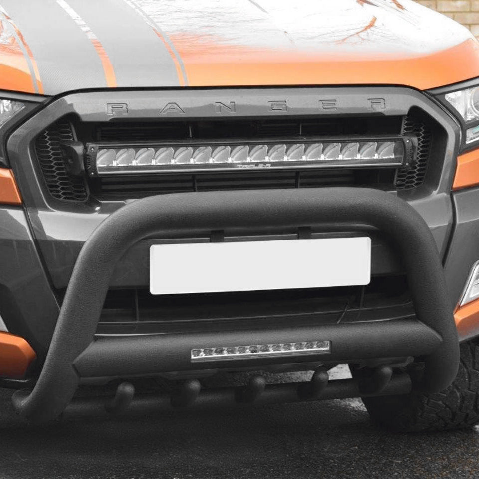 Ford Ranger 2012-2016 Black Bull Bar with LEDs