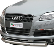 Audi Q7 front protection bar polished stainless steel