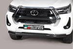 Load image into Gallery viewer, Toyota Hilux  2020- DC Misutonida Front Protection Slash Bar Black
