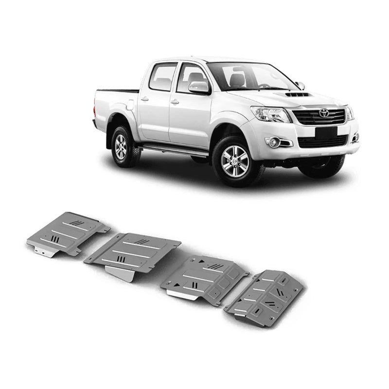 Toyota Hilux 2005-2016 4mm Alloy Underbody Protection Kit