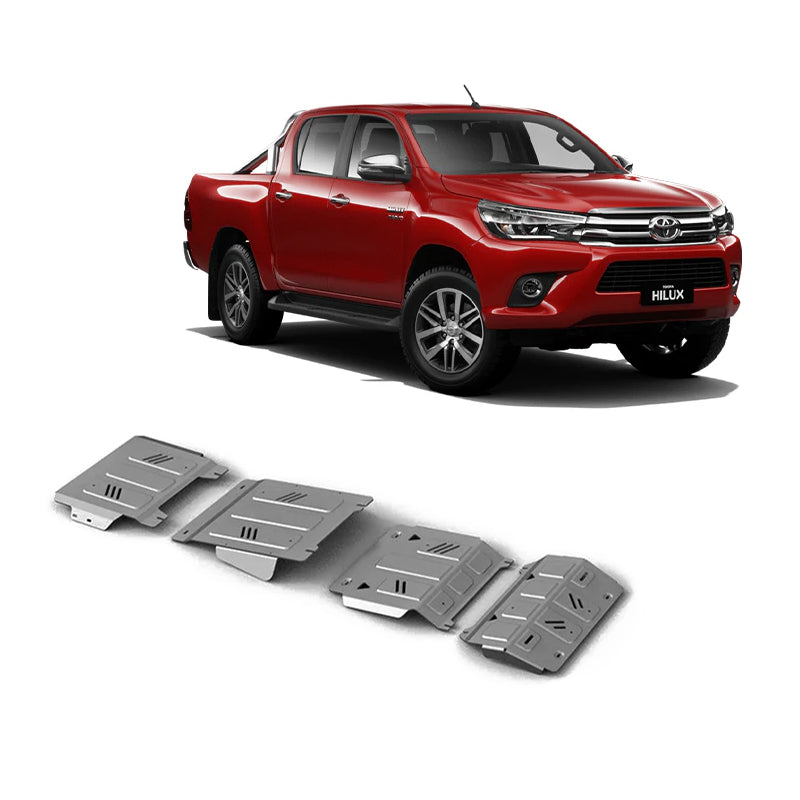 Toyota Hilux 2016-2020 4mm Alloy Underbody Protection Kit