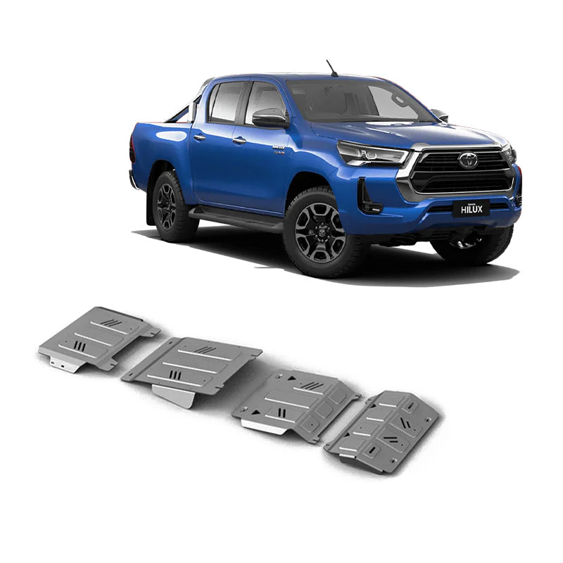 Toyota Hilux 2020- 4mm Alloy Underbody Protection Kit