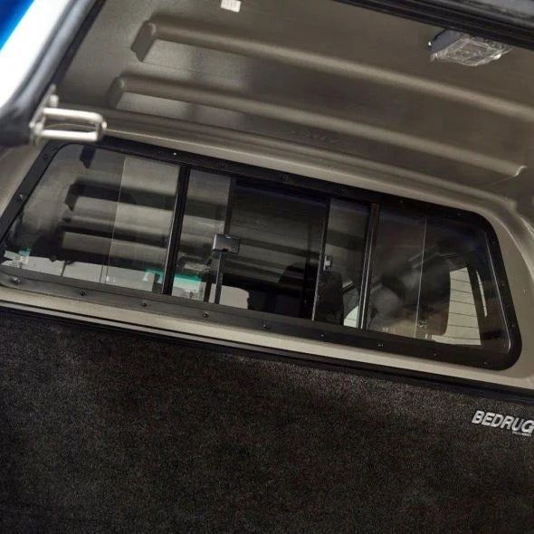 Toyota Hilux 2016-2020 Aeroklas Hardtop Canopy Lift-Up Windows Dark Grey 1G3