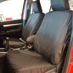 Load image into Gallery viewer, Toyota Hilux 2016-2020 Set of Front Waterproof Seat Covers - Invincible/X and Icon
