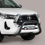 Load image into Gallery viewer, Toyota Hilux 2020- Black Powder Coated Bull Bar
