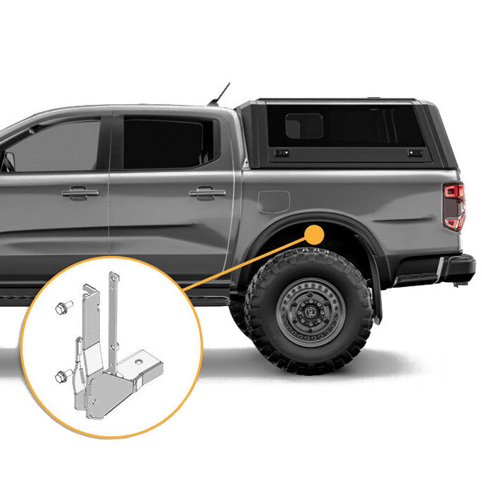 J-Brace Support Brackets for Hardtop Canopies