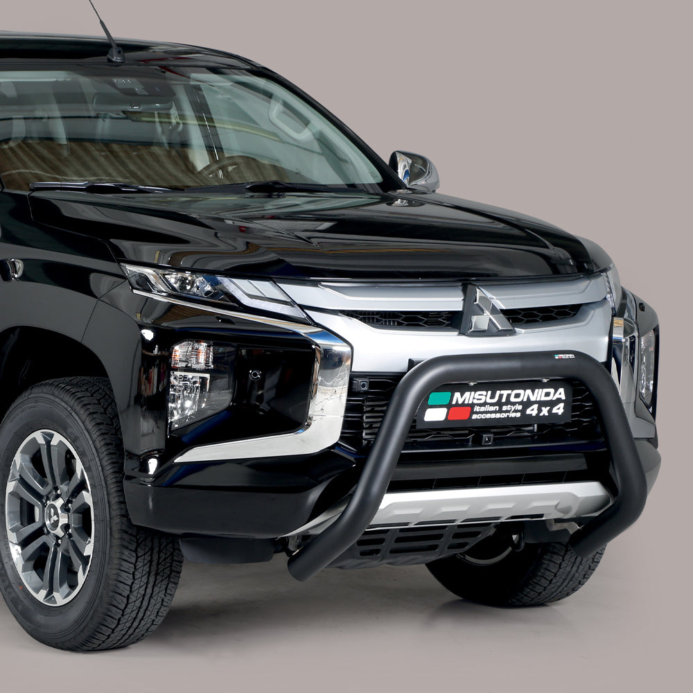 Mitsubishi L200 Series 6 Black Powder Coated Bull Bar