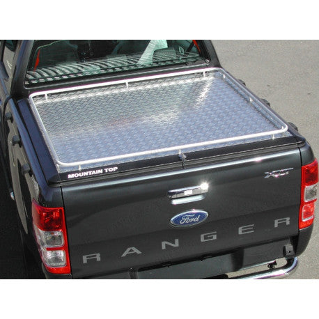 Ford Ranger 2012-2022 Mountain Top Aluminium Tonneau Cover with Sports ...