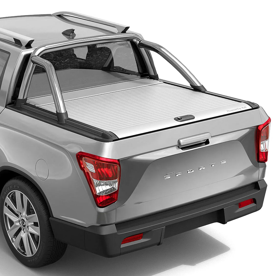 SsangYong Musso Long Bed 2020- Silver Mountain Top Roller Shutter