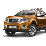 Load image into Gallery viewer, Nissan Navara NP300 Black Spoiler Bar with Axle Plate
