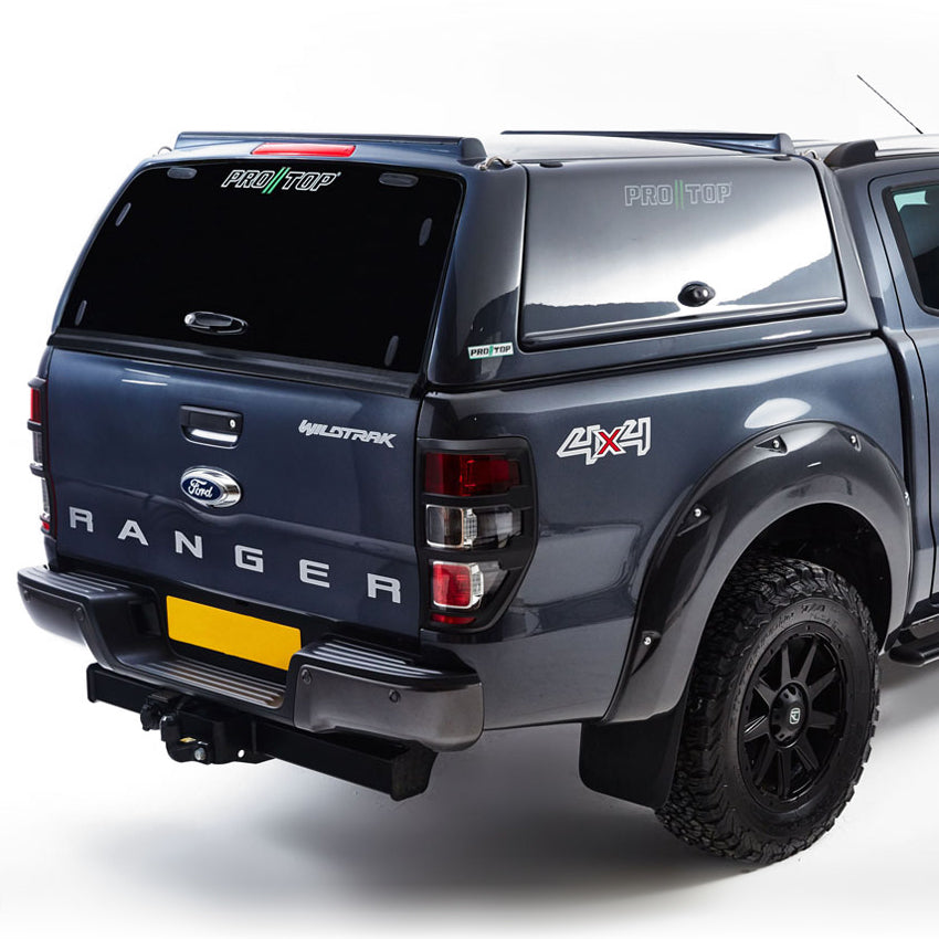 Ford Ranger 2012-2022 ProTop High Roof Gullwing Canopy with Glass Rear ...