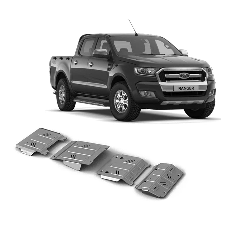 Ford Ranger 2012-2019 4mm Alloy Underbody Protection Kit