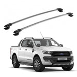 Load image into Gallery viewer, Ford Ranger 2012-2022 Wildtrak Silver Cross Bars for Roof Rails
