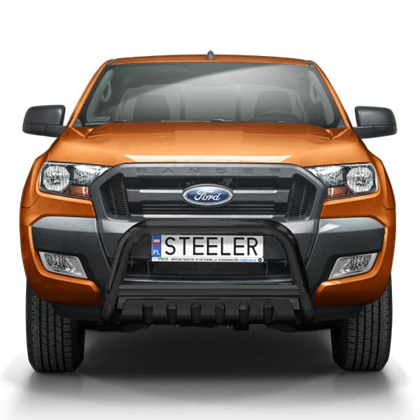 Ford Ranger 2012-2019 Black A-Bar with Axle Plate