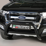 Load image into Gallery viewer, Ford Ranger 2016-2019 Black Coated A-Frame Bull Bar
