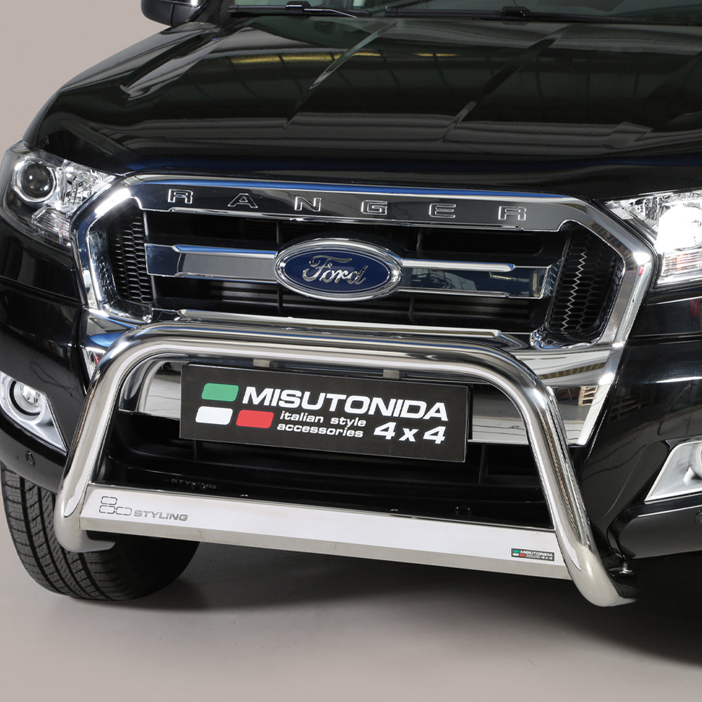 Ford Ranger 2016-2019 Stainless Steel A-Frame Bull Bar