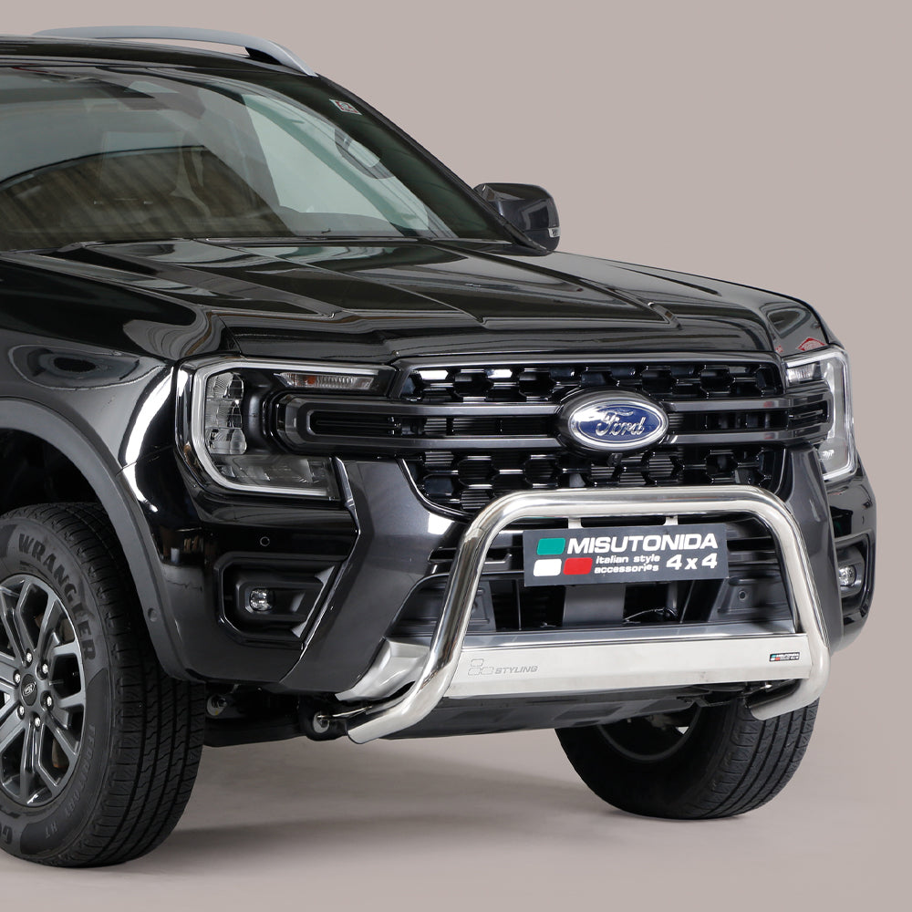 Ford Ranger 2023- Misutonida Stainless Steel A-Bar - Silver