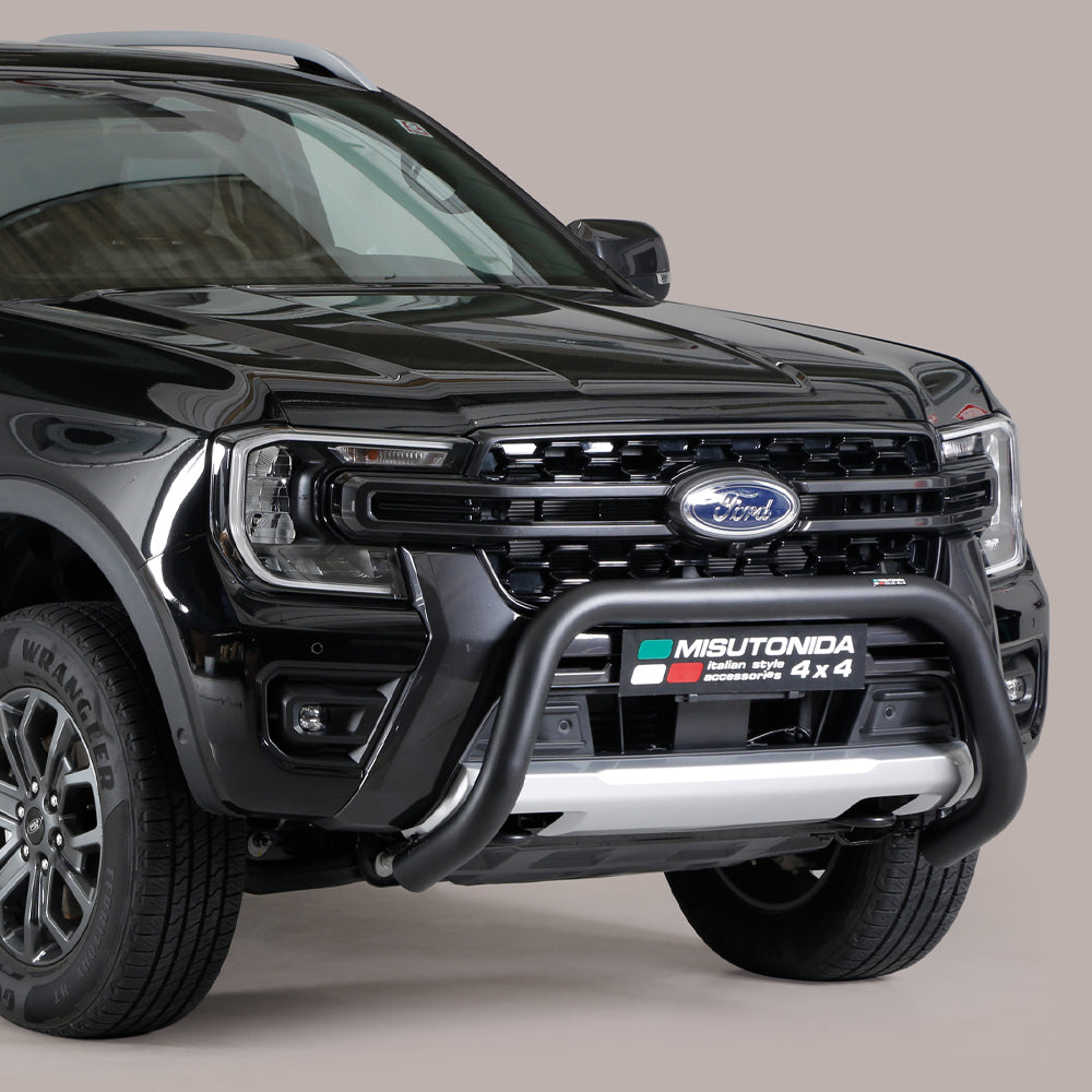 Ford Ranger 2023- Misutonida Stainless Steel Bull Bar - Black