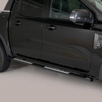 Load image into Gallery viewer, Ford Ranger 2023- Misutonida Stainless Steel Side Bars - Black
