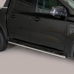 Load image into Gallery viewer, Ford Ranger 2023- Misutonida Stainless Steel Side Steps - Silver
