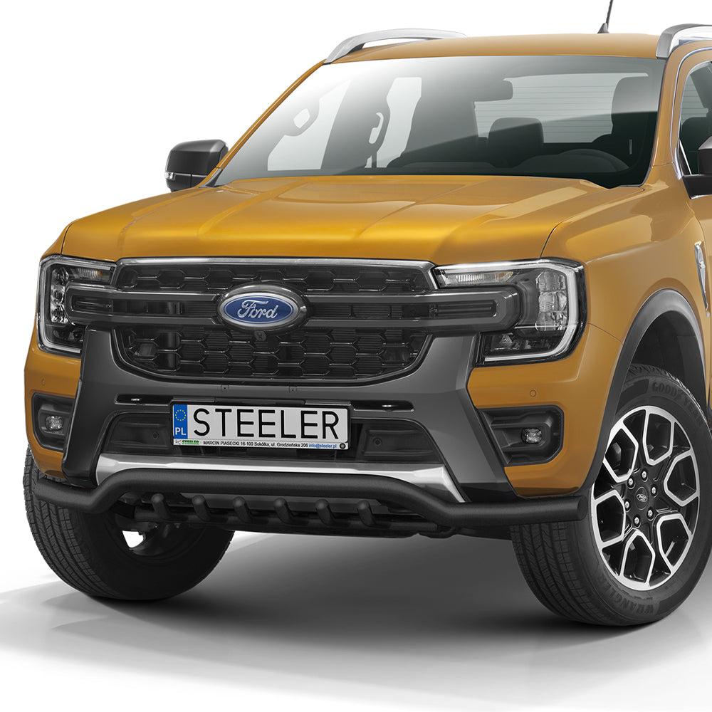 Ford Ranger 2023- Black Spoiler Bar with Axle Bars