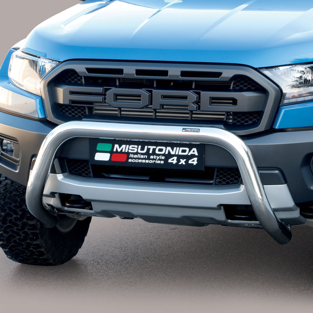 Ford Raptor 2019-2022 Misutonida Stainless Steel Bull Bar - Silver