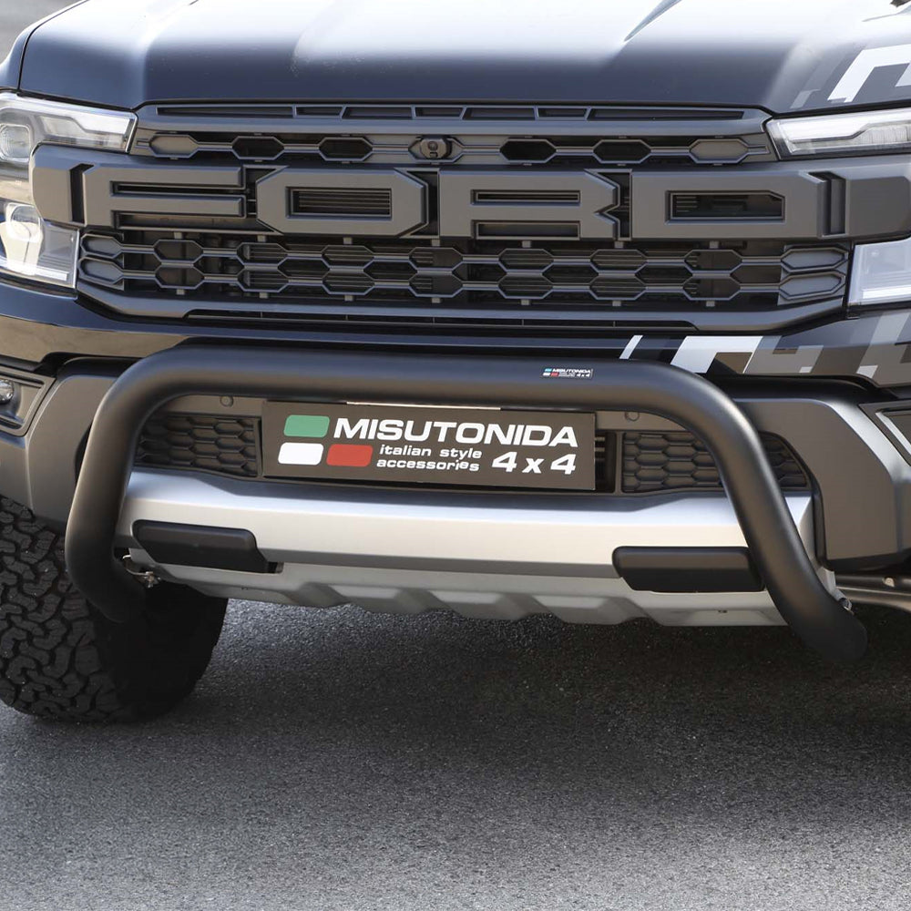 Ford Raptor 2023- Misutonida Stainless Steel Bull Bar - Black