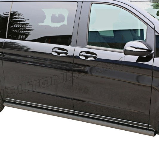 Mercedes V Class Black Side Protection Bars
