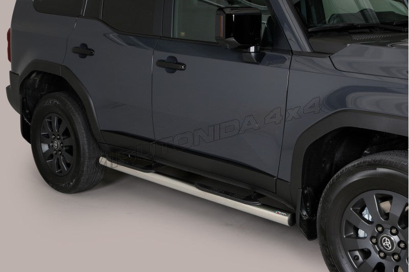 Toyota Land Cruiser 250 2025+ Misutonida Side Steps Round Stainless St ...