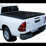 Load image into Gallery viewer, Toyota Hilux 2020-2026 Upstone EVO Aluminium Tonneau Cover in Black with Chrome Roll Bar
