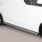 Load image into Gallery viewer, Ford Transit Custom 2023- SWB Polished Side Bars with Side Steps
