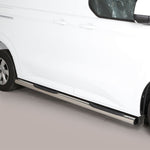 Load image into Gallery viewer, Ford Transit Custom 2023- SWB Stainless Steel Round Side Steps
