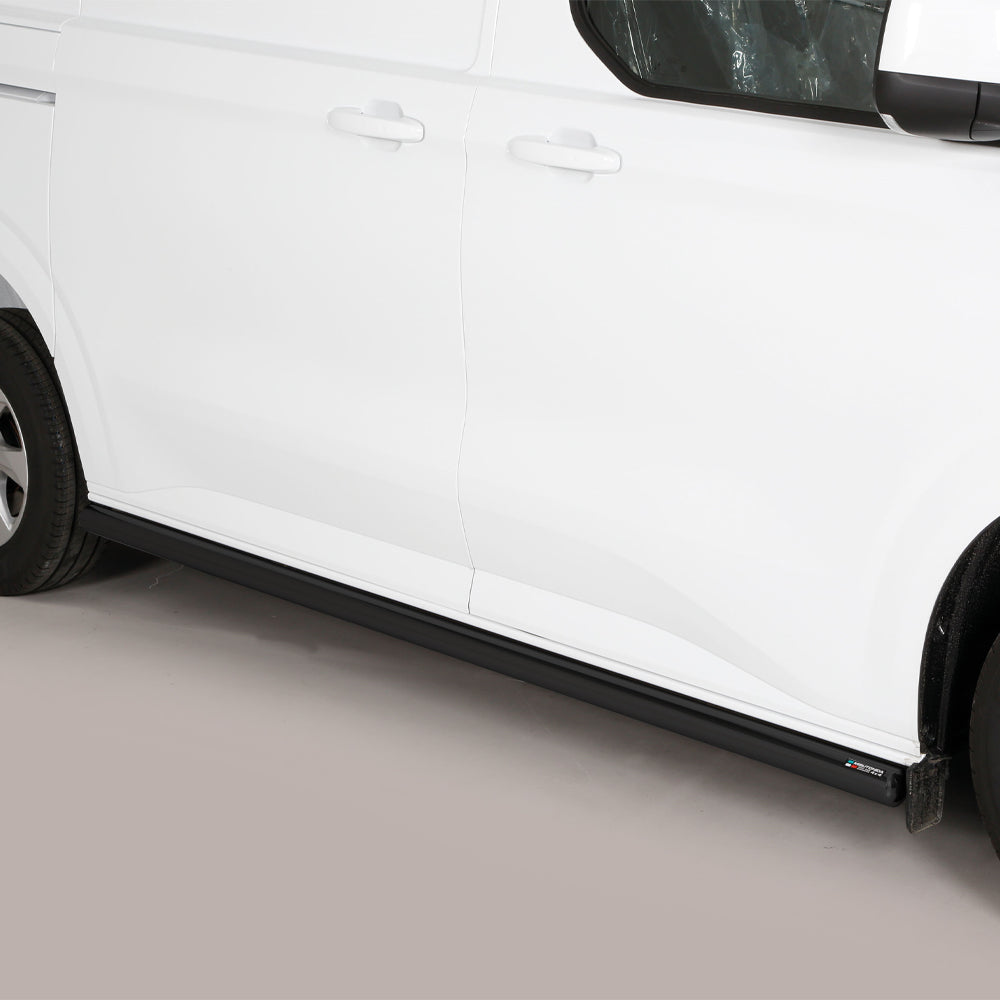 Ford Transit Custom 2023- SWB Black Coated Side Bars