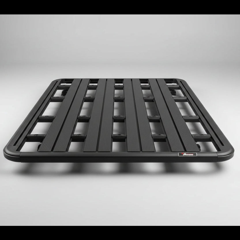 Universal platform roof rack with brackets