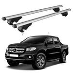 Load image into Gallery viewer, Mercedes X-Class Silver Cross Bars for Roof Rails
