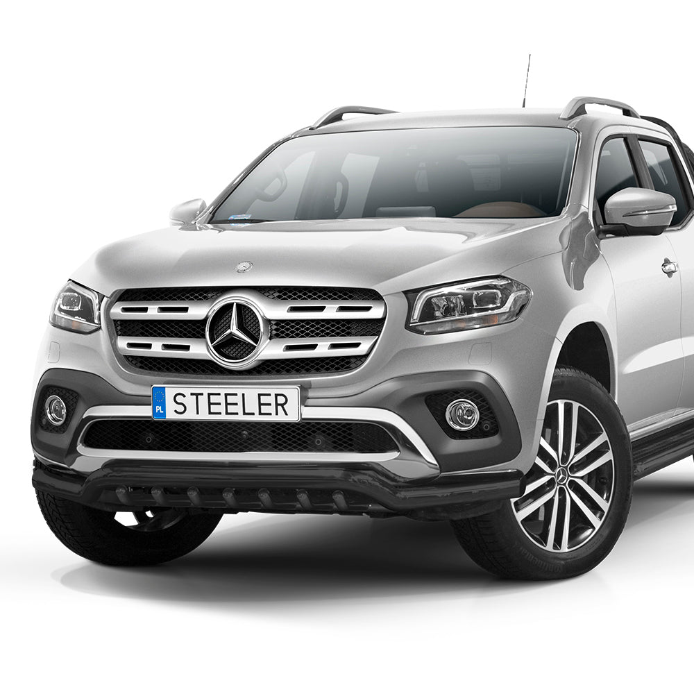 Mercedes X-Class Black Spoiler Bar with Axle Bars